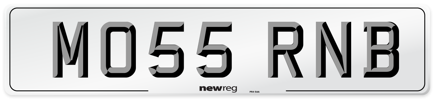 MO55 RNB Number Plate from New Reg